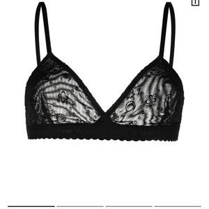 Marine Serre mesh bra